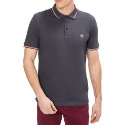 Koszulka polo w kolorze antracytowym. Bezrękawniki marki RNT23. W wyprzedaży za 69.95 zł.