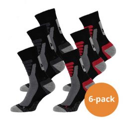 Skarpety turystyczne Xtreme 6-pack Multi Czarny. Czarne skarpety XTREME SOCKSWEAR, bez wzorów. Za 194.99 zł.