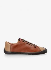 Buty outdoor męskie Camper Twins. Brązowe buty turystyczne Camper, bez wzorów, z materiału, bez zapięcia, outdoorowe. Za 647.89 zł.