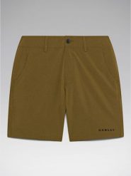 Oakley Szorty funkcyjne "Hybrid 18" w kolorze khaki rozmiar: 31. Brązowe szorty Oakley, bez wzorów, z materiału. Za 162.87 zł.