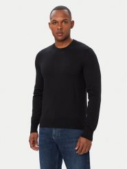 BOSS Sweter Leno 50571914 Czarny Regular Fit. Czarne swetry rozpinane Boss, m, bez wzorów, ze lnu, bez kołnierzyka, bez ramiączek. Za 679.99 zł.