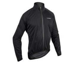 Kurtka przeciwdeszczowa na rower MICROM 15, czarna. Czarne kurtki GIST, m, bez wzorów, bez kaptura. Za 449.00 zł.