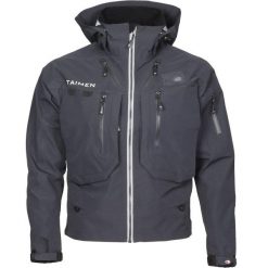 Kurtka wędkarska do brodzenia Taimen Kolyma - Dk. Gray. Szare kurtki TAIMEN, xl, bez wzorów, bez kaptura. Za 599.99 zł.