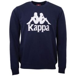 Kappa Sertum RN Sweatshirt, męska bluza. Niebieskie bluzy bez kaptura Kappa, m, bez wzorów, z bawełny, bez kaptura. Za 79.99 zł.