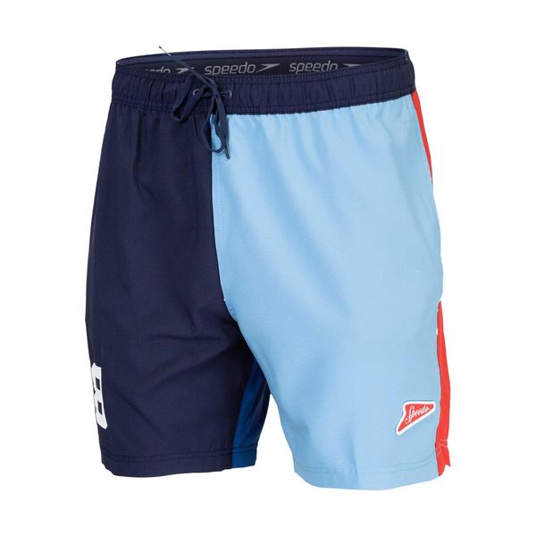 Spodenki szorty męskie Speedo Redondo Edge Volley. Niebieskie krótkie spodenki sportowe Speedo, m, bez wzorów. Za 199.99 zł.