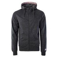 Bluza męska z kapturem Hi-Tec Sabarin - ciemnoszara, Rozmiar L. Szare bluzy Hi-tec, l, bez wzorów, z bawełny, z kapturem. W wyprzedaży za 119.99 zł.
