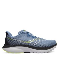 Buty do biegania Saucony. Niebieskie buty do biegania Saucony, bez wzorów, bez zapięcia, do biegania. Za 599.99 zł.