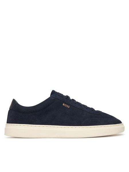 BOSS Sneakersy Kieran 50554611 Granatowy. Niebieskie buty sportowe casual Boss, bez wzorów, ze skóry, bez zapięcia. Za 492.99 zł.