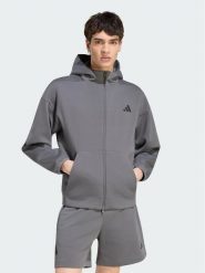 Adidas Bluza Z.N.E. Full Zip KX7689 Szary Regular Fit. Szare bluzy Adidas, m, bez wzorów, z bawełny, bez kaptura. Za 478.99 zł.