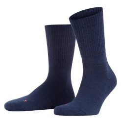 Skarpety Falke Walkie Light. Szare skarpety Falke, z aplikacjami, z elastanu. Za 136.00 zł.
