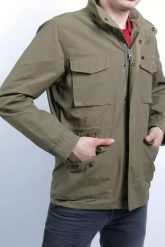 LEE FIELD JACKET MĘSKA KURTKA PRZEJŚCIOWA UTILITY GREEN L88RCYNG 112123772. Zielone kurtki Lee, l, bez wzorów, bez kaptura. Za 359.99 zł.
