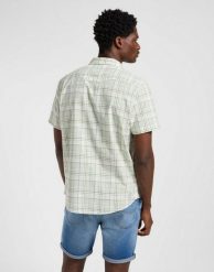 MESKA KOSZULA LEE SS WESTERN SHIRT MERCANTILE SAGE OM 112364120. Koszule Lee, l, bez wzorów, bez kołnierzyka, bez ramiączek. Za 109.99 zł.