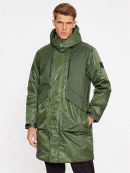 EA7 Emporio Armani Kurtka przejściowa 6RPK04 PNERZ 1845 Zielony Regular Fit. Zielone kurtki EA7 Emporio Armani, m, bez wzorów, z syntetyku, bez kaptura. Za 1,139.00 zł.