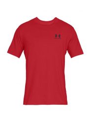 Under Armour Koszulka sportowa w kolorze czerwonym rozmiar: XS. Czerwone bezrękawniki Under Armour, bez wzorów, bez ramiączek, outdoorowe. Za 43.88 zł.