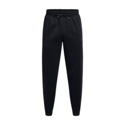 Spodnie męskie Under Armour Fleece Pro Jogger UA Armour. Czarne joggery i bojówki Under Armour, l, bez wzorów, sportowe. Za 297.90 zł.