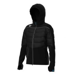 Kurtka Arena Team Hooded F/Z Half-Quilted Jacket. Czarne kurtki Arena, m, bez wzorów, z puchu, bez kaptura. Za 641.00 zł.
