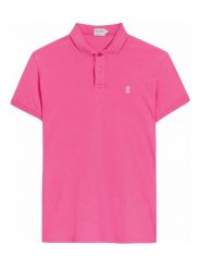 Herrlicher Koszulka polo "Score" w kolorze różowym rozmiar: XL. Różowe koszulki polo Herrlicher, xl, bez wzorów, bez kołnierzyka, bez ramiączek. Za 139.95 zł.