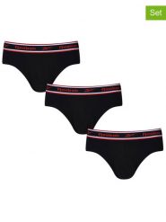 Reebok Slipy (3 pary) "Chase" w kolorze czarnym rozmiar: XL. Czarne slipki Reebok, xl, bez wzorów. Za 78.47 zł.