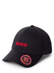 HUGO czapka z daszkiem - Jude Mężczyźni Bawełna czarny, ONE SIZE. Czarne czapki z daszkiem Hugo, bez wzorów, z bawełny. Za 229.95 zł.