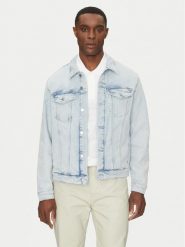Calvin Klein Jeans Kurtka jeansowa J30J327590 Niebieski Slim Fit. Niebieskie kurtki Calvin Klein Jeans, l, bez wzorów, z bawełny, bez kaptura. Za 439.99 zł.