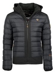 Geographical Norway Kurtka pikowana "Aurelien" w kolorze czarnym rozmiar: XL. Czarne kurtki Geographical Norway, xl, bez wzorów, bez kaptura. Za 276.71 zł.
