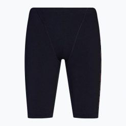 Jammery kąpielowe męskie Nike Just Do It Jammer. Czarne kąpielówki Nike, m, bez wzorów. Za 98.99 zł.