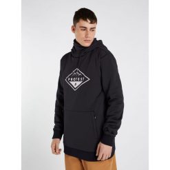 Bluza techniczna męska z kapturem Protest Prtissyk. Czarne bluzy Protest, m, bez wzorów, z kapturem. W wyprzedaży za 277.49 zł.