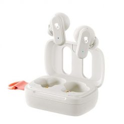 Słuchawki Skullcandy Dime 3 True Wifi Bone/Orange Glow. Białe słuchawki bezprzewodowe Skullcandy. Za 175.99 zł.
