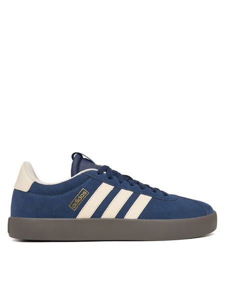 Adidas Sneakersy Vl Court 3.0 Shoes KJ6806 Granatowy. Niebieskie buty sportowe casual Adidas, bez wzorów, ze skóry, bez zapięcia. Za 299.99 zł.