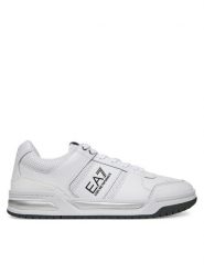 EA7 Emporio Armani Sneakersy X8X234 XK422 R938 Biały. Białe buty sportowe casual EA7 Emporio Armani, bez wzorów, ze skóry, bez zapięcia. Za 469.99 zł.