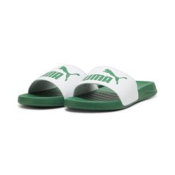 Klapki męskie Puma Popcat 20. Brązowe klapki Puma, z materiału. Za 132.00 zł.