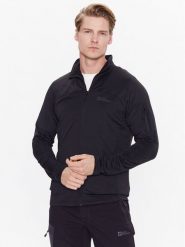 Jack Wolfskin Bluza techniczna Prelight 1711001 Czarny Regular Fit. Czarne bluzy bez kaptura Jack Wolfskin, m, bez wzorów, z syntetyku, bez kaptura. Za 289.99 zł.