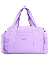 Torba sportowa WINGS SOLENNE z kieszenią na buty i pasem na walizkę PURPLE. Fioletowe torby na ramię Wings, bez wzorów, z materiału, na ramię, bez dodatków. Za 129.90 zł.