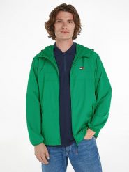 TOMMY JEANS Kurtka przejściowa w kolorze zielonym rozmiar: L. Zielone kurtki Tommy Jeans, l, bez wzorów, z jeansu, bez kaptura. Za 243.27 zł.