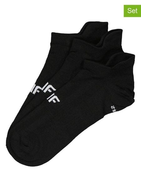 4F Skarpety (3 pary) w kolorze czarnym rozmiar: 39-42. Czarne skarpety 4F, bez wzorów. Za 28.31 zł.