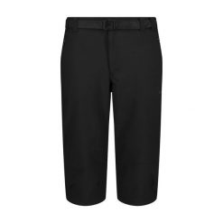 Spodnie 3/4 CMP Capri. Czarne szorty CMP, bez wzorów, sportowe. Za 169.00 zł.
