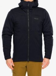 Kurtka ocieplana Rab Xenair Alpine Jacket. Czarne kurtki RAB, l, bez wzorów, z syntetyku, bez kaptura. Za 929.49 zł.