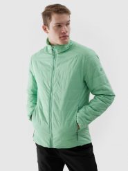 4F Kurtka puchowa trekkingowa Primaloft Black Eco męska - zielona XXL. Zielone kurtki 4F, l, bez wzorów, z dzianiny, bez kaptura, primaloft. W wyprzedaży za 199.99 zł.