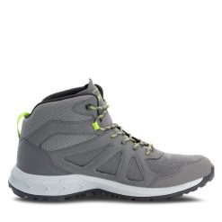Trekkingi Jack Wolfskin. Szare botki sznurowane Jack Wolfskin, bez wzorów, bez obcasa, bez zapięcia. Za 379.99 zł.