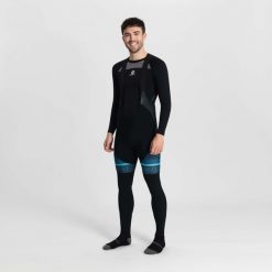Spodnie rowerowe męskie Rogelli HERO II. Niebieskie spodenki rowerowe Rogelli, m, bez wzorów, rowerowe. Za 513.00 zł.