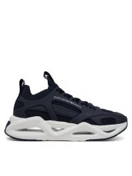 EA7 Emporio Armani Sneakersy X8X174 XK377 U547 Niebieski. Niebieskie buty sportowe casual EA7 Emporio Armani, bez wzorów, ze skóry, bez zapięcia. Za 1,009.00 zł.