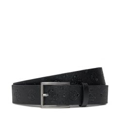 Pasek Męski Guess. Czarne paski Guess, z aplikacjami. Za 159.99 zł.