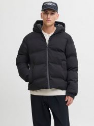 Jack & Jones Kurtka pikowana "Kaito" w kolorze czarnym rozmiar: L. Czarne kurtki Jack & Jones, l, bez wzorów, bez kaptura. Za 249.17 zł.