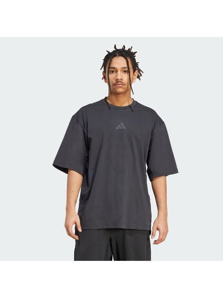 Adidas T-Shirt PrimeLift Workout JN3680 Czarny Oversize. Czarne t-shirty sportowe Adidas, bez wzorów, z bawełny, bez ramiączek, na fitness i siłownię. Za 199.99 zł.
