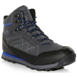 Buty trekkingowe dla meżczyzn Regatta VENDEAVOUR PRO. Niebieskie buty trekkingowe Regatta, bez wzorów, bez zapięcia. Za 259.99 zł.