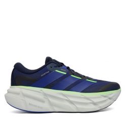 Buty do biegania adidas. Niebieskie buty do biegania Adidas, bez wzorów, bez zapięcia, do biegania. Za 599.99 zł.