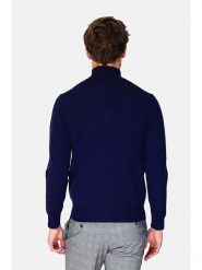 C& Jo Sweter w kolorze granatowym rozmiar: 42. Niebieskie swetry nierozpinane C& Jo, bez wzorów, bez kołnierzyka, bez ramiączek. Za 152.26 zł.