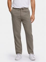 Lindbergh Spodnie materiałowe 30-003020 Zielony Relaxed Fit. Zielone spodnie materiałowe Lindbergh, m, bez wzorów, z bawełny. Za 449.99 zł.