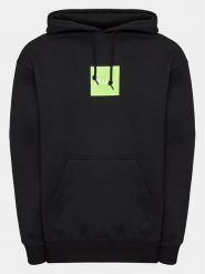 HUF Bluza PF00573 Czarny Regular Fit. Czarne bluzy HUF, m, bez wzorów, z bawełny, bez kaptura. Za 349.99 zł.
