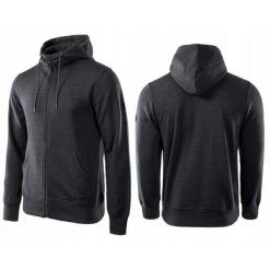 Bluza dresowa dla mężczyzn Hi-tec Silian II. Szare bluzy Hi-tec, m, bez wzorów, z dresówki, bez kaptura. Za 174.45 zł.